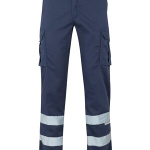 Pantalón stretch multibolsillos con cintas