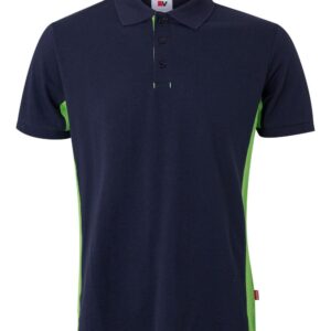 Polo bicolor manga corta