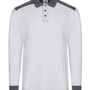 Polo stretch bicolor manga larga