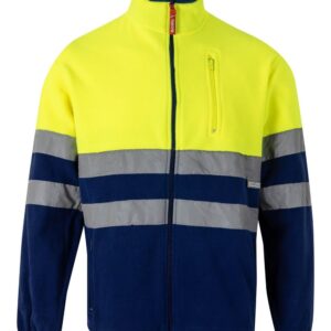 Chaqueta polar bicolor