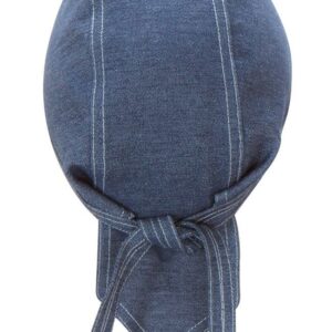 Gorro denim con tiras