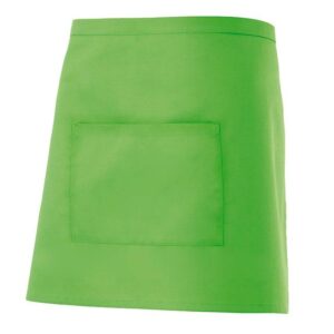 Delantal corto con bolsillo