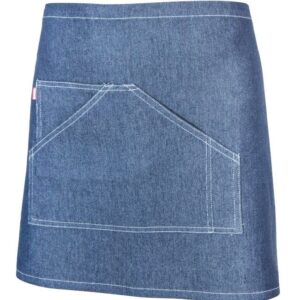 Delantal denim corto