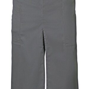 Delantal largo con abertura y bolsillos