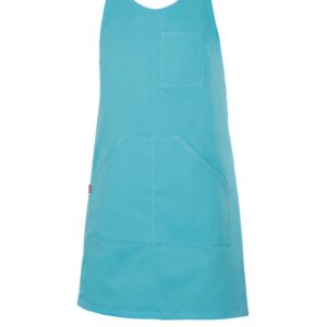 Delantal peto abotonado corto