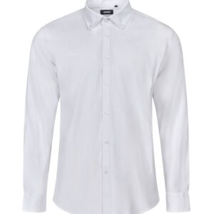 Camisa oxford stretch manga larga hombre