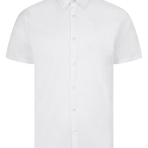 Camisa oxford stretch manga corta hombre