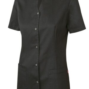 Chaqueta con automáticos manga corta mujer